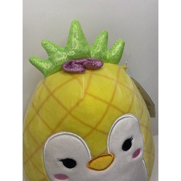 KellyToy Squishmallows 7.5" Piper the Penguin in Pineapple Costume New - Picture 2 of 5